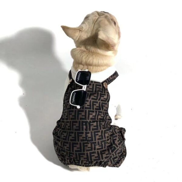 Pawcci G Monogram Designer Dog Jumpsuit - Image 5