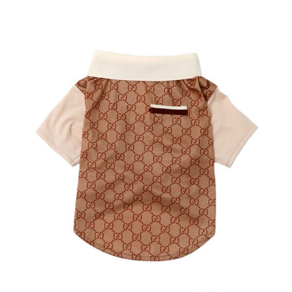 Pawcci Classic G Monogram Designer Dog Polo Shirt - Image 2