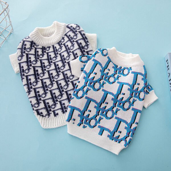 Chewing Dogior Monogram Knit Sweater