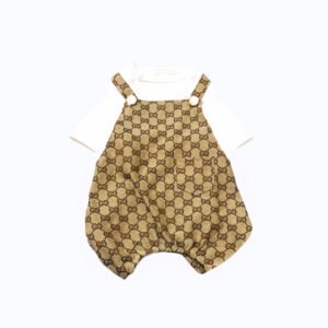 Pawcci G Monogram Designer Dog Jumpsuit