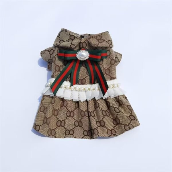 Pawcci Elegant Monogram Designer Dog Dress - Image 12