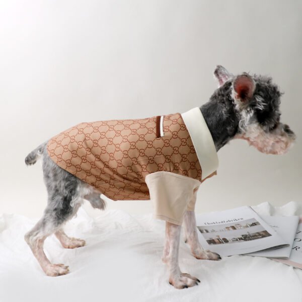 Pawcci Classic G Monogram Designer Dog Polo Shirt - Image 3