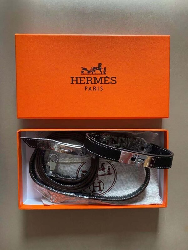 Furmes Kelly Leather Collar & Leash - Image 12