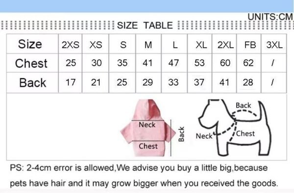 Chewnel Hippie Designer Dog Sweatshirt - Image 2