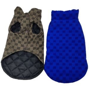 Pawcci GG Monogram Designer Dog Winter Vest