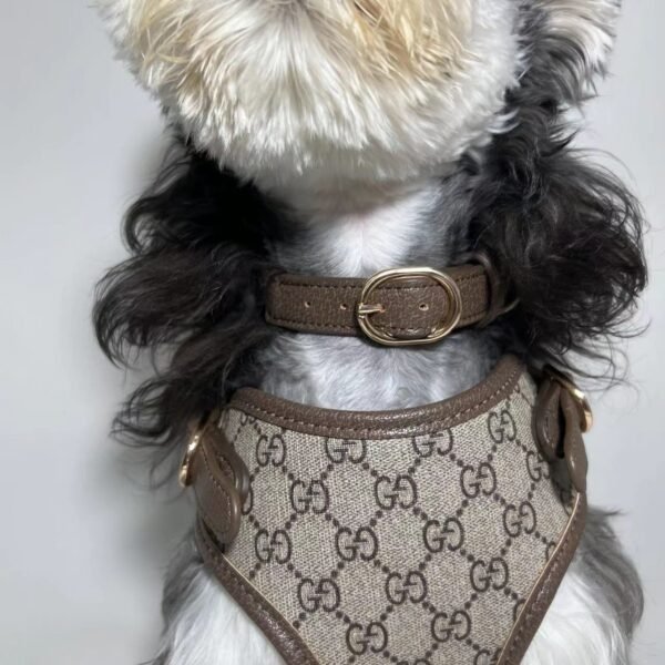 LUXURY LEATHER POOCHI ONLY HARNESS - Image 7