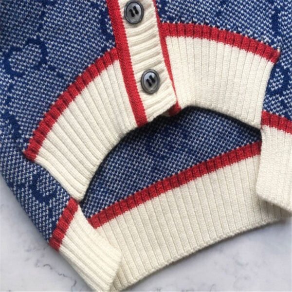 Double Monogram Knit Cardigan - Image 5