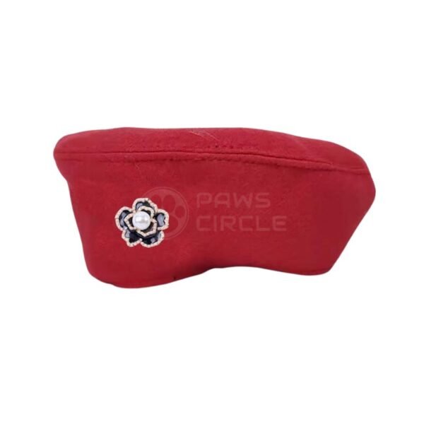 Chewnel Camellia Beret Hat - Image 3