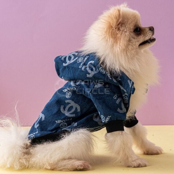 Chewnel Denim Hoodie - Image 6