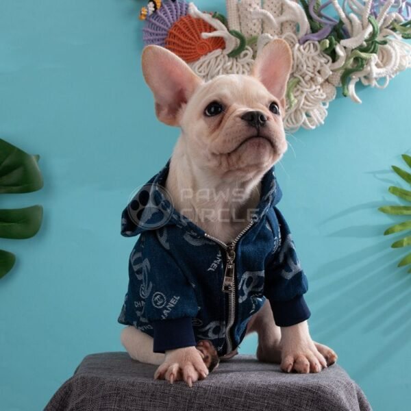 Chewnel Denim Hoodie - Image 4