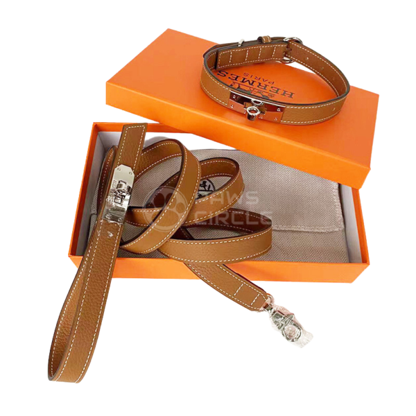 Furmes Kelly Leather Collar & Leash