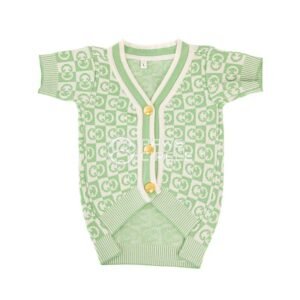 Goochi Checkered Monogram Cardigan