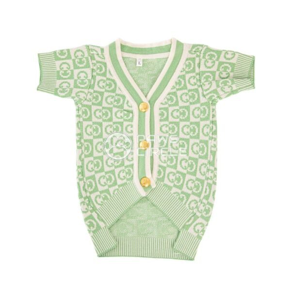 Goochi Checkered Monogram Cardigan