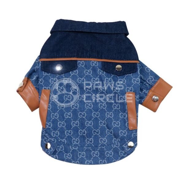 Goochi Monogram Denim Jacket - Image 2