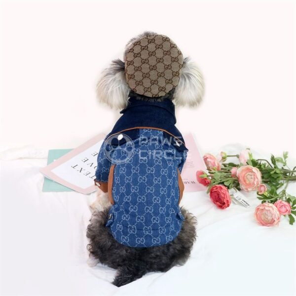 Goochi Monogram Denim Jacket - Image 7