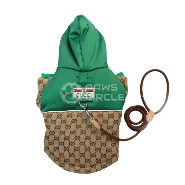 Goochi Monogram Puffer Hooded Jacket - Image 2