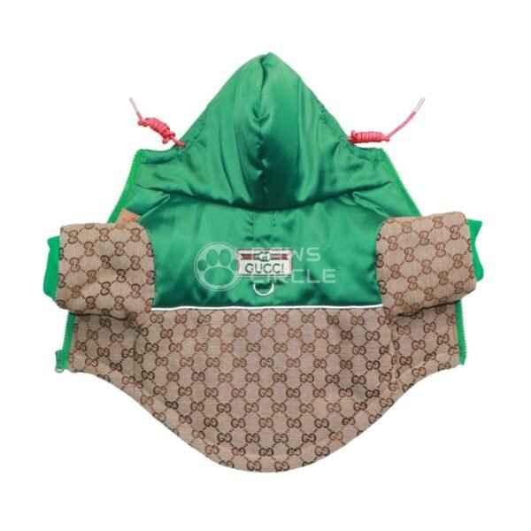 Goochi Monogram Puffer Hooded Jacket