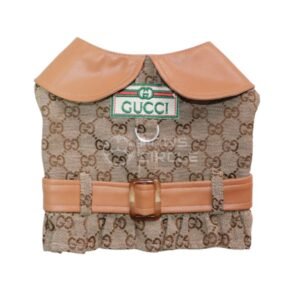 Goochi Monogram Leather Vest