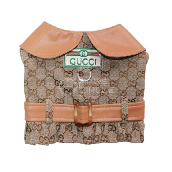 Goochi Monogram Leather Vest