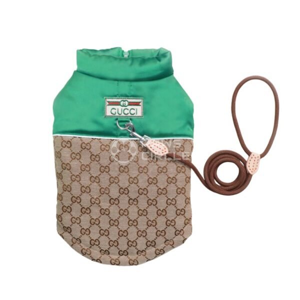 Goochi Monogram Puffer Vest - Image 2