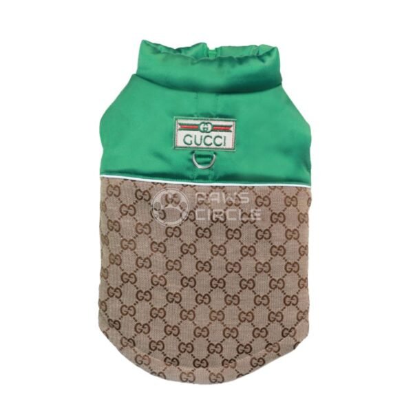 Goochi Monogram Puffer Vest - Image 3