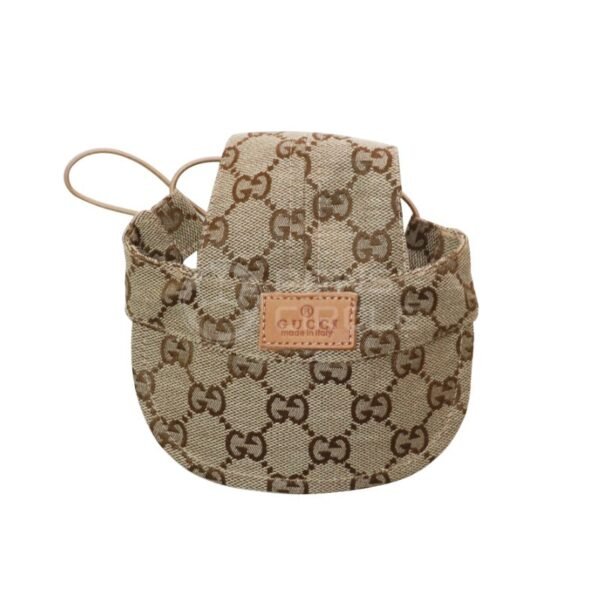 Goochi Monogram Sun Visor Hat