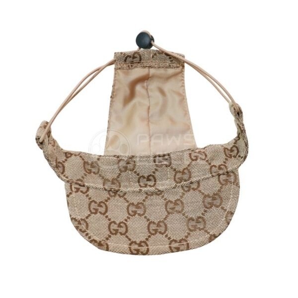 Goochi Monogram Sun Visor Hat - Image 3