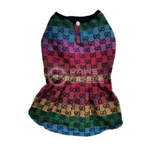 Goochi Rainbow Monogram Dress