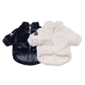 Pawda Fur Coat with Scarf