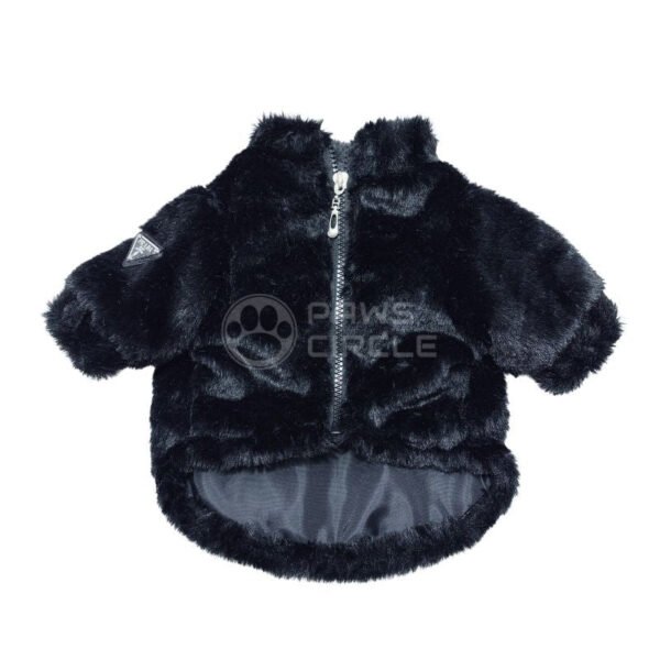 Pawda Fur Coat with Scarf - Image 4