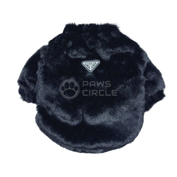 Pawda Fur Coat with Scarf - Image 3