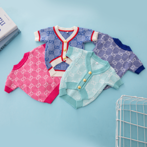 Double Monogram Knit Cardigan