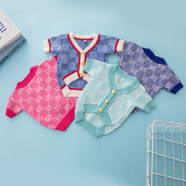 Double Monogram Knit Cardigan