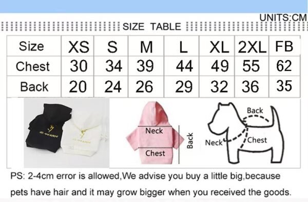 Paws Saint Laurent - Classic Hoodie - Image 5