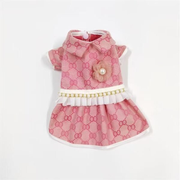 Pawcci Elegant Monogram Designer Dog Dress - Image 11