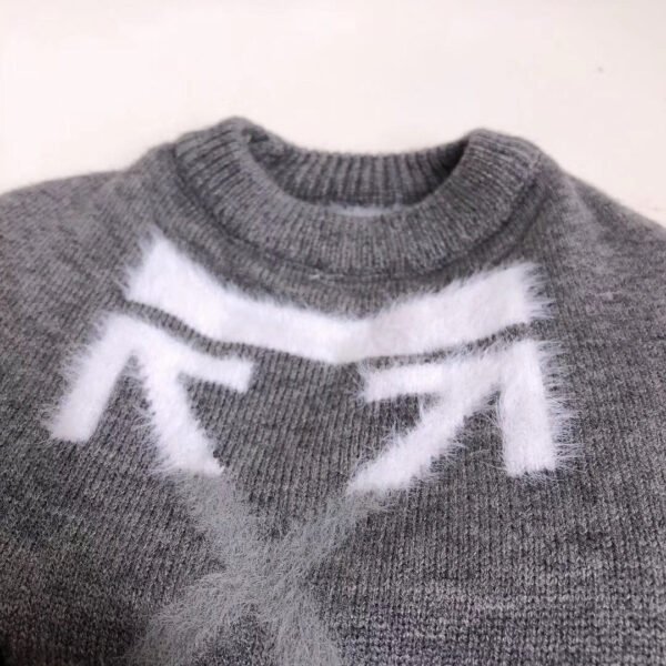 Woof-White Wool Sweater - Image 9