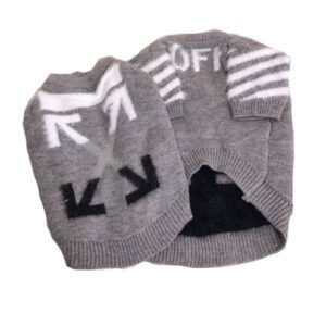Woof-White Wool Sweater