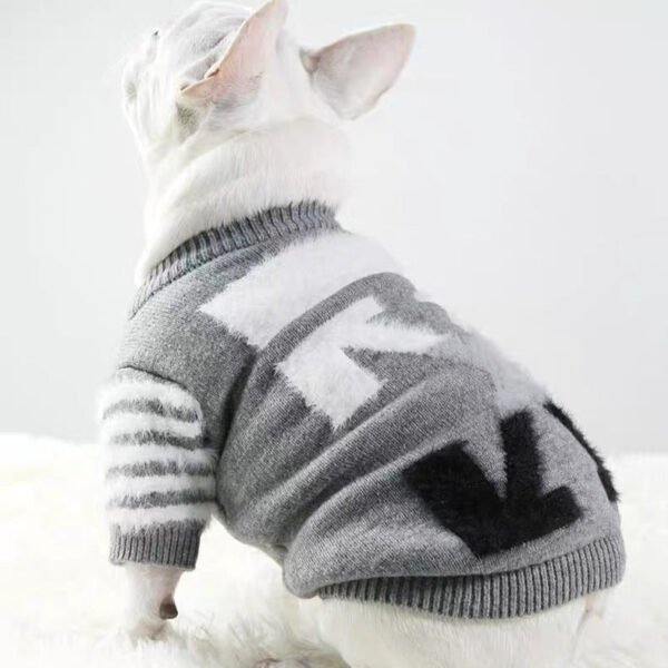 Woof-White Wool Sweater - Image 3
