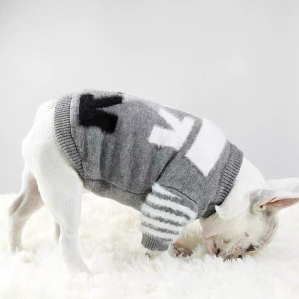 Woof-White Wool Sweater - Image 5