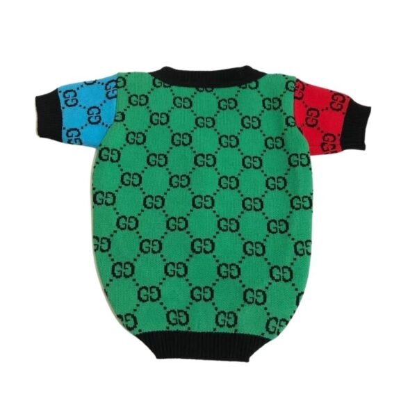 Double G Multicolour Monogram Cardigan - Image 2