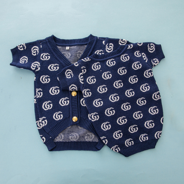 Pawcci Navy Blue Designer Dog Cardigan Sweater - Image 2