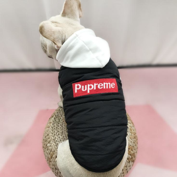 Pupreme Box Logo Sleeveless Hooded Down Jacket - Image 2