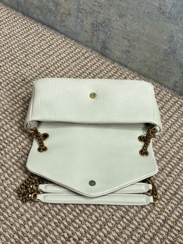 Luxury Designer Sheepskin Vintage Shoulder Crossbody Bag - Image 8