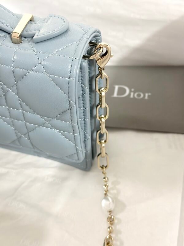 Blue luxury high-end women's handbag - Image 4