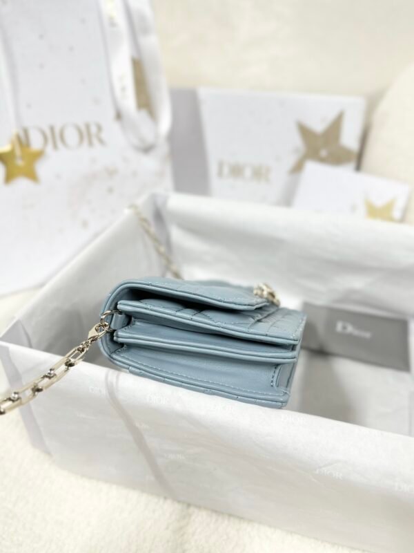 Blue luxury high-end women's handbag - Image 5