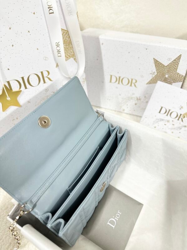 Blue luxury high-end women's handbag - Image 8