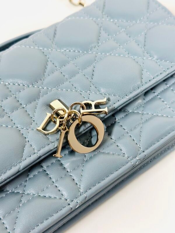 Blue luxury high-end women's handbag - Image 9