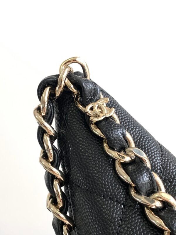 Stylish Designer Classic Black Crossbody Bag - Image 16