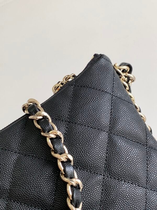 Stylish Designer Classic Black Crossbody Bag - Image 17