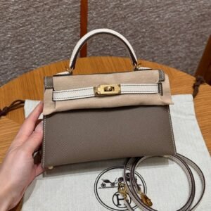 Kelly mini II Colour：ck18/etoupe and ck10/Craie